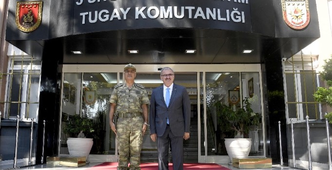 Vali Karaloğlu’ndan yeni atanan üst düzey adalet ve güvenlik amirlerine ziyaret