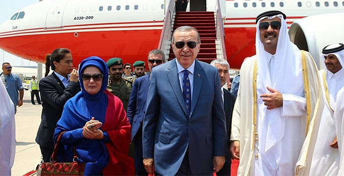 Katar Şeyhi'nden Erdoğan'a büyük jest