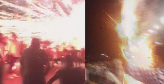 Kardeşini askere uğurlayan Gürkan Altay, havai fişeklerin elinde patlaması sonucu yaralandı