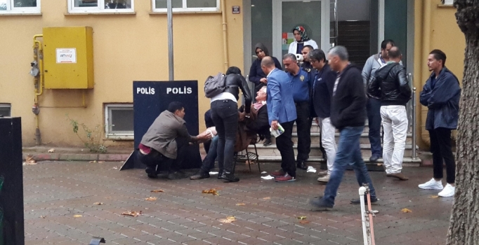 Parkta tartıştığı kocasını tabancayla vurdu