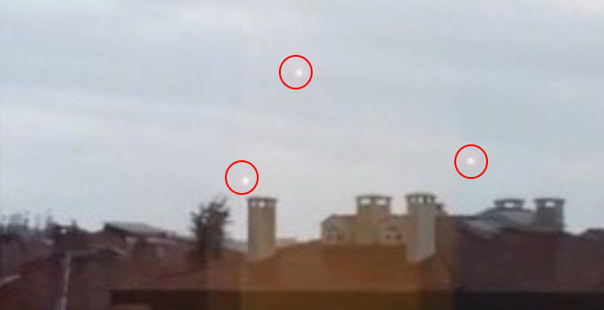 İstanbul semalarında gizemli görüntü