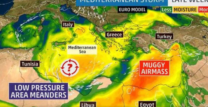 Meteoroloji ilk kez tropikal fırtına uyarısı yaptı: 120 km esecek