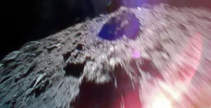 Bu fotoğrafı uzaydaki robotlar çekti