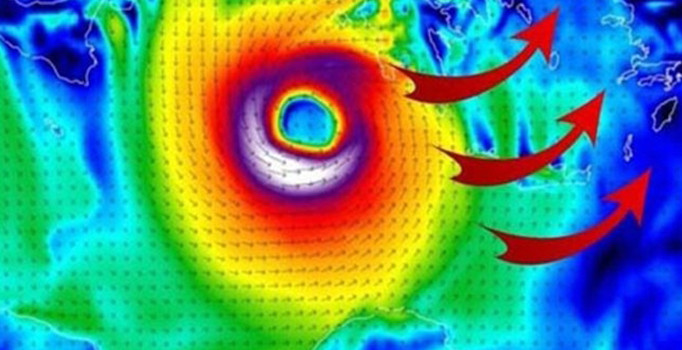 Tropik fırtına yön değiştirdi kuzeye yöneldi