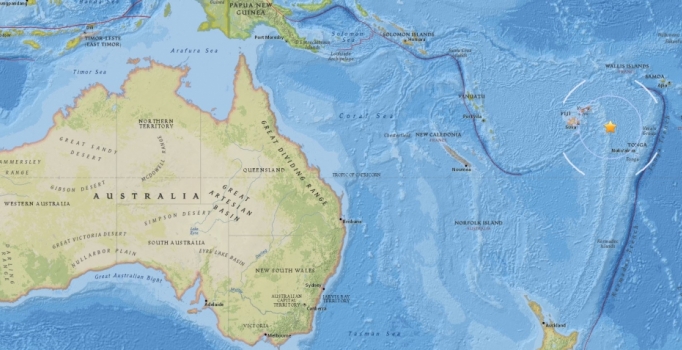 Fiji’de 6.6 büyüklüğünde deprem