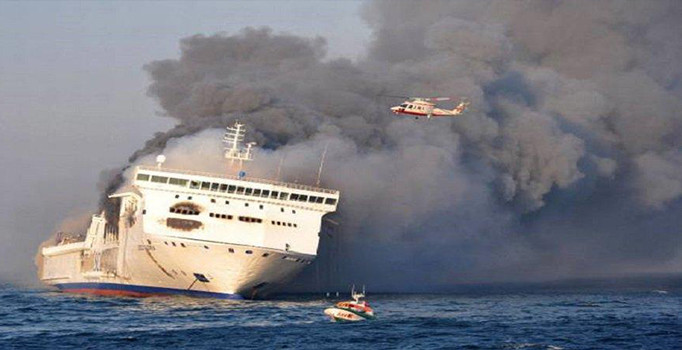 Son dakika! Baltık Deniz'ndeki feribotta patlama