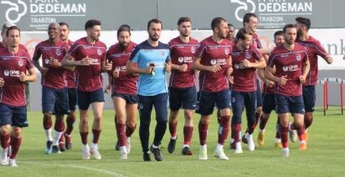 Trabzonspor'da savunma ağırlıklı antrenman