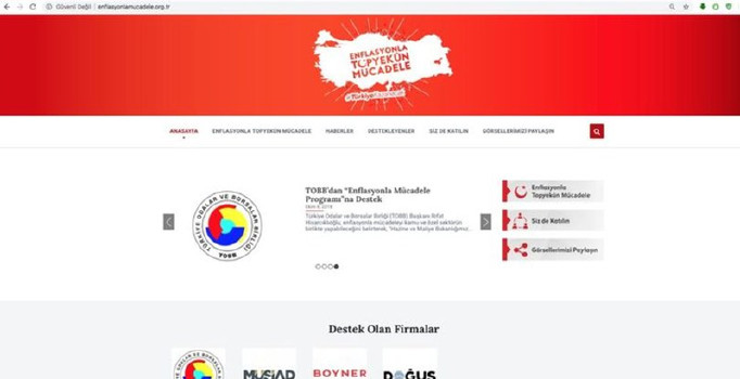 Enflasyonla mücadeleye internetten takip