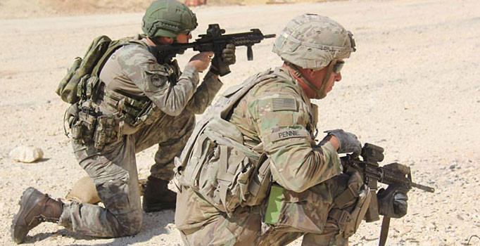 TSK paylaştı: Münbiç için ABD ile ortak eğitimler sürüyor