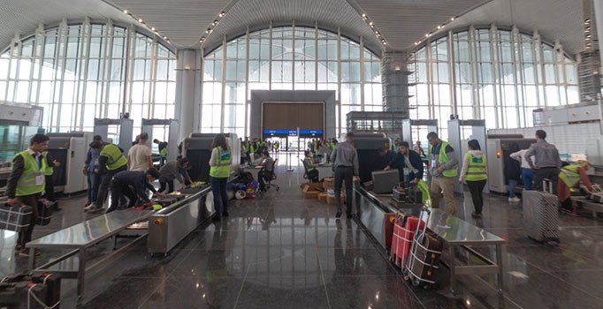 Açılışa gün sayıyor! İstanbul Yeni Havalimanı'nda son deneme
