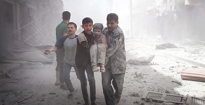 Esad'ın uçakları Halep'te sivilleri bombaladı: 11 ölü, 35 yaralı