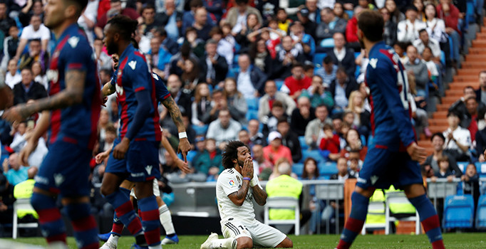 Real Madrid bu kez evinde kaybetti