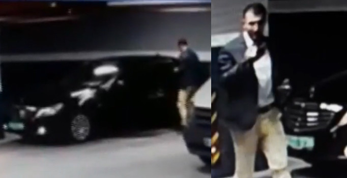 Otoparkta ikinci konsolosluk aracı tespit edildi