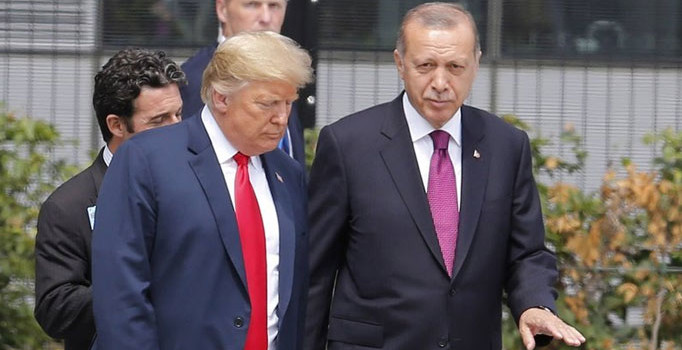 Son dakika! Cumhurbaşkanı Erdoğan, Trump ile görüştü