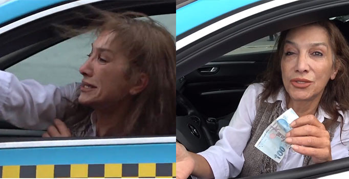 Sahte para alan taksi sürücü gözyaşlarını tutamadı