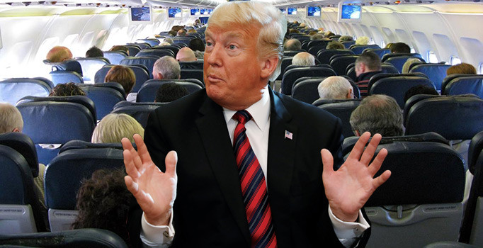 Uçaktaki tacize Trump savunması: Ellemek normal demişti