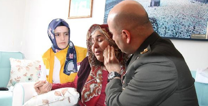 Nusaybin'de şehit düşen yüzbaşı Alper Kalem'in şehadet haberi Amasya'ya ulaştı