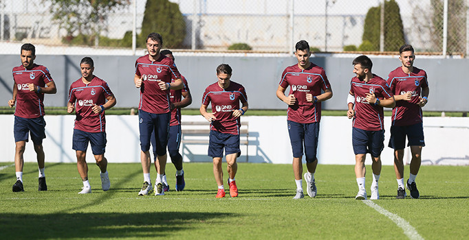 Trabzonspor 7 eksikle çalıştı