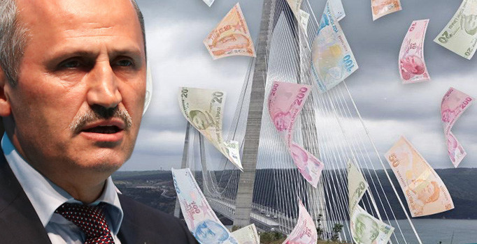 Vatandaş üçüncü köprüye 1.7 milyar TL ödedi