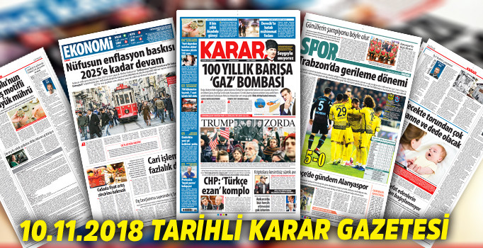 10.11.2018 kARAR GAZETESİ