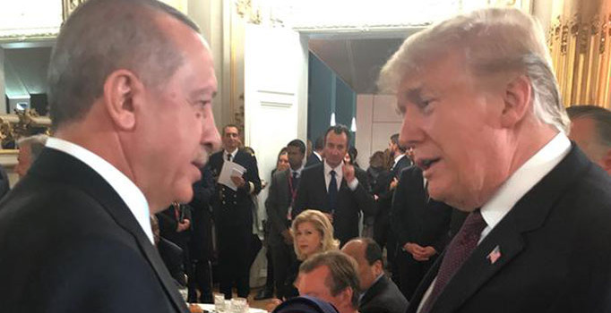Cumhurbaşkanı Erdoğan, Trump ile görüştü