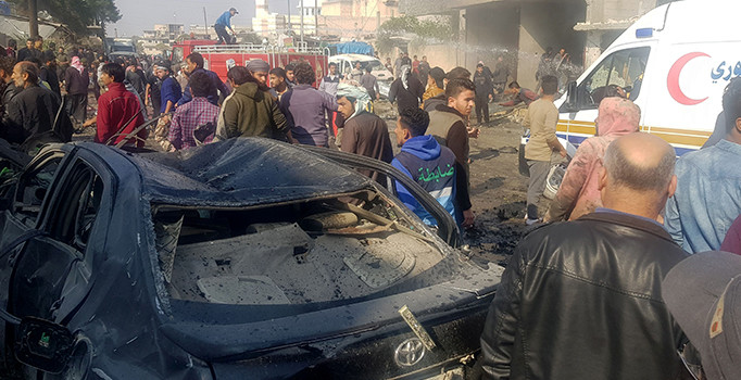 YPG/PKK Cerablus'ta yine sivilleri hedef aldı: 9 kişi yaralı