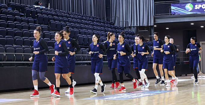 A Milli Kadın Basketbol Takımı hazırlıklarını sürdürdü