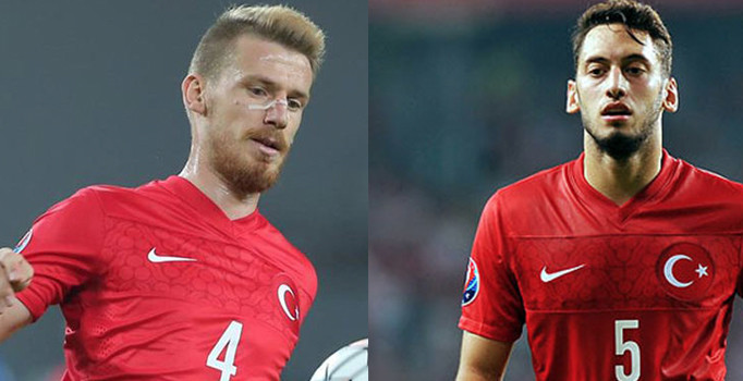 Hakan Çalhanoğlu ve Serdar Aziz aday kadrodan çıkarıldı