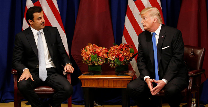 Katar Emiri Al Sani’den Trump’a taziye