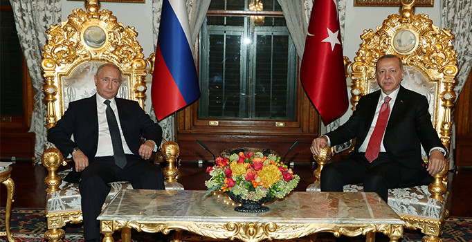 Cumhurbaşkanı Erdoğan, Putin'le görüştü