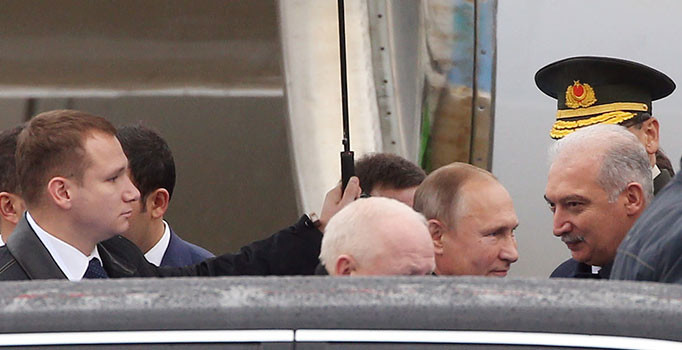 Son dakika! Putin, Türkakım töreni için İstanbul'a geldi