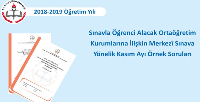 LGS ikinci örnek soru kitapçığı yayımlandı