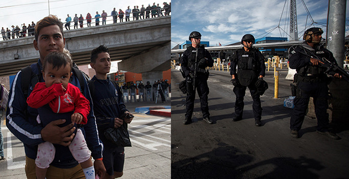 Meksika sınırında tansiyon yükseldi