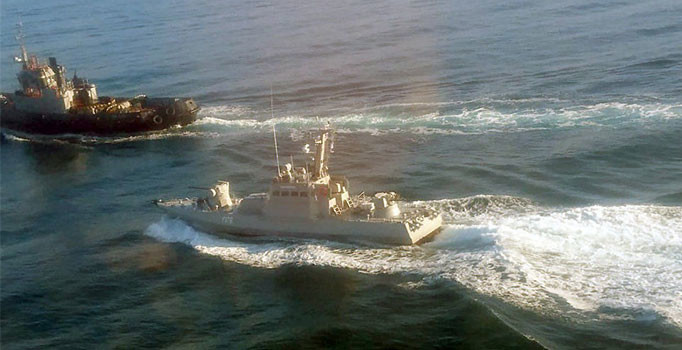 Üç Ukrayna gemisi Rus karasularına girdi