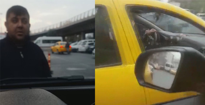 İstanbul'da 'UBER'ci taksici gerginliği