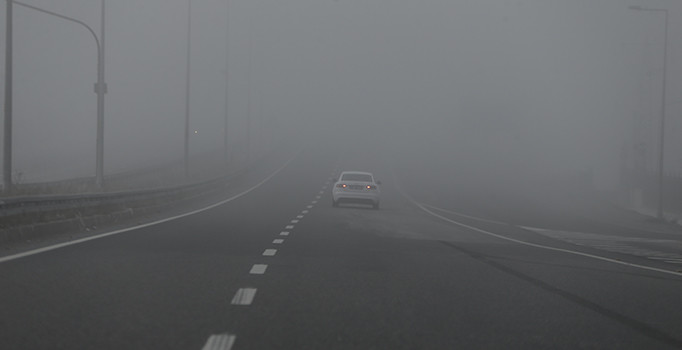 Bolu Dağı'nda yoğun sis