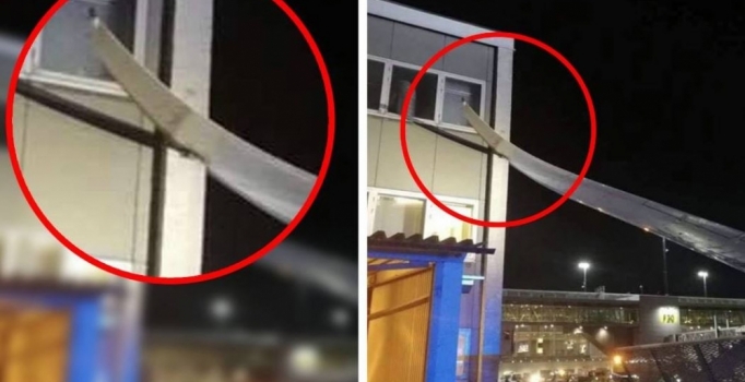  İsveç’te bir yolcu uçağı binaya çarptı