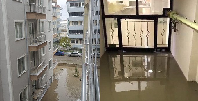 Edirne'yi sel vurdu, ekmeğini oltayla çekti