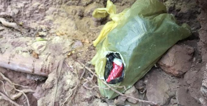 Van'da PKK'lı teröristlere ait patlayıcı ele geçirildi