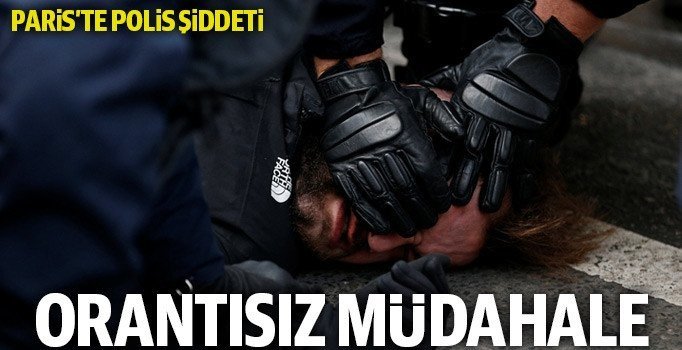 Paris'te polisten orantısız müdahale