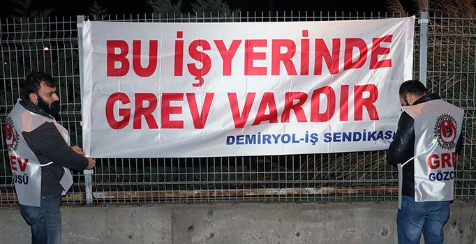 İZBAN'da grev resmen başladı