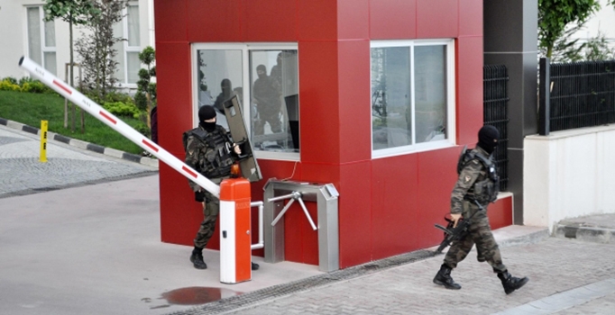 Lüks kumaştan büyük 
vurgun rezidansta bitti