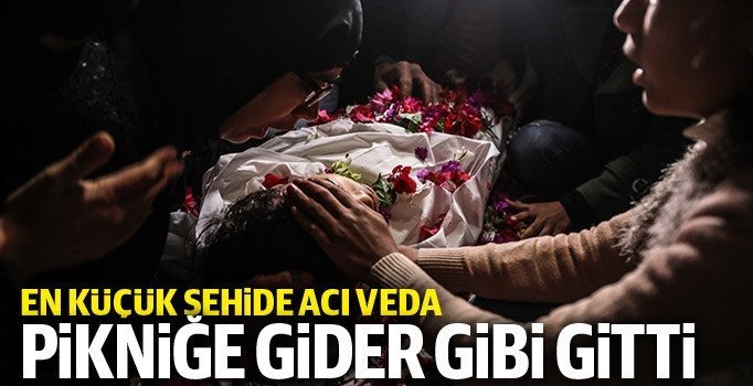 İsrail askerlerinin şehit ettiği 4 yaşındaki Ahmed'e acı veda