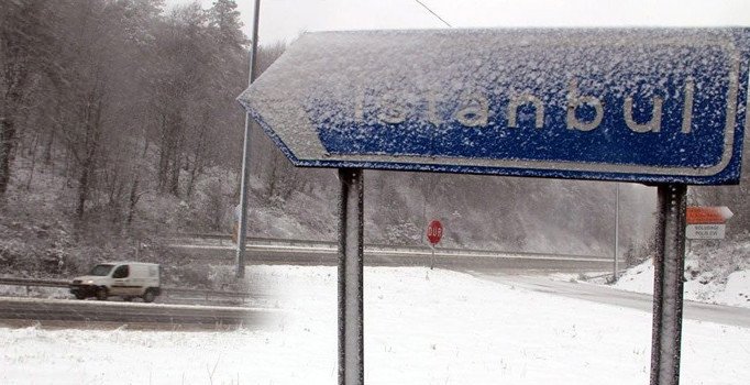 İstanbul'a kar ve fırtına uyarısı