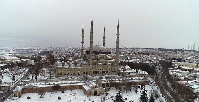 Trakya beyaza büründü