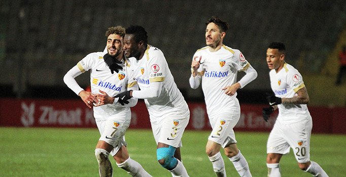 Kayserispor’un Kupa golcüleri