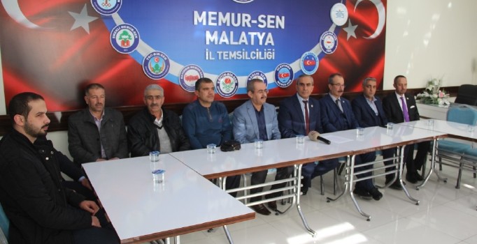 Memur Sen Malatya’da görev değişimi
