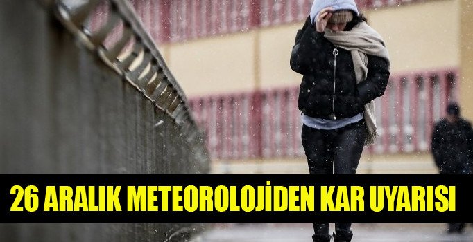 Meteorolojiden kar ve sağanak uyarısı