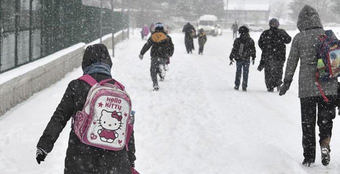 Eskişehir'de okullara kar tatili