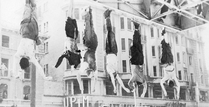 Mussolini'nin ayaktan asılmasının hikayesi
